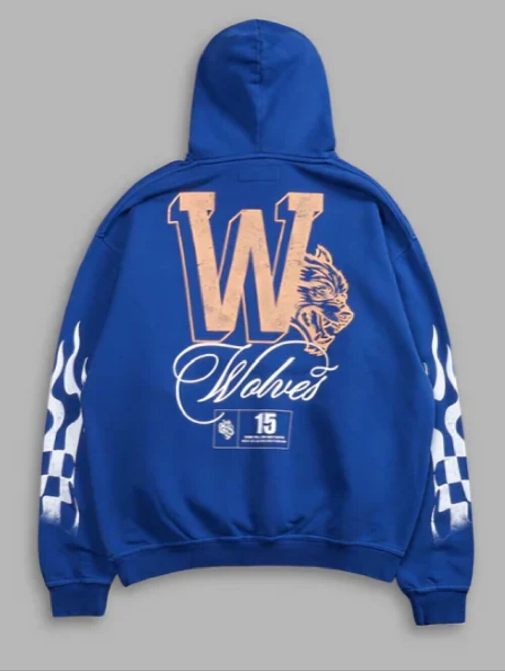 (1 OF 500) Darc Sport Burnout Bishop Hoodie Darc Cobalt Blue sz M